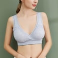 thumbnail image 5 of Vetsdori Pumping Nursing Bra for Women Bralette Breastfeeding Maternity Bra Soft Cozy Push up Everyday Womens Bra Wireless, 5 of 9