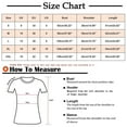 thumbnail image 3 of EHQJNJ Short Sleeve Tops for Women Womens Summer Tops Lace Patchwork V Neck Button T Shirts Short Sleeve Tops Loose Casual T Shirts Summer Outfits for Women Vacation Plus Size, 3 of 8