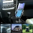 thumbnail image 3 of TOPGO Universal Adjustable Cup Holder Cradle Car Mount for Cell Phone iPhone (Black), 3 of 5
