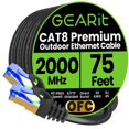 thumbnail image 1 of Cable Ethernet GearIt Cat8 RJ45, 75 pies, 40 Gbps, 2000 Mhz, SFTP, 1 of 7