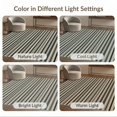 thumbnail image 7 of ODIKA 9'x12' Washable Area Rug Striped Breezy Rectangular Motif Tone Contrast Doormat Edges for Dining Room, Basement, Large Office, Non-Slip Chair-Friendly, 7 of 7