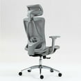 thumbnail image 5 of GVN Ergonomic Computer Chair with Reclines 90-120 Degrees, Home Office Desk Chairs with Flexible Pattern-Free Mesh Fabric for Home, Offices, Gray, 5 of 7