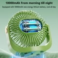 thumbnail image 6 of Fnochy Clearance Portable Small Fan USB Rechargeable Desktop Fan, Ultra-Quiet Powerful Airflow Adjustable Speeds for Office Desk Dormitory Travel Home Energy Efficient Cooling, 6 of 9