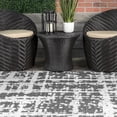 thumbnail image 5 of nuLOOM Adley Textured Abstract Lines Indoor/Outdoor Area Rug, 7' 10" x 10', Adley Grey, 5 of 5