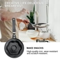 thumbnail image 2 of HLONK2 Pcs Non-stick Cooking Pan Mini Omelette Flip and Pancake Mold Waffle Maker Cartoon Child, 2 of 8