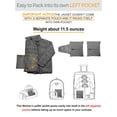 thumbnail image 4 of Packable Women Puffer Jacket Lightweight Synthetic Insulated Warm Sheller Dark Grey Jacket-L, 4 of 9