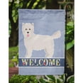 thumbnail image 3 of Carolines Treasures CK3785GF Westiepoo 2 Welcome Flag Garden Size  Small multicolor, 3 of 3
