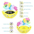 thumbnail image 5 of Kids Alarm Clock with Sunrise Simulation, Sleep Training Alarm Clock for Kids Bedroom, Night Light & White Noise, Digital LCD Unicorn, 5 of 6