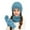Blue, variant on Cethrio Girls Hats, Scarves & Gloves Sets, Knitted Winter Windproof Soft Beanies, Neck Gaiters & Gloves Blue Size 2-18 T