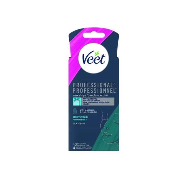 Veet Professional Wax Strips Sensitive Skin - Face