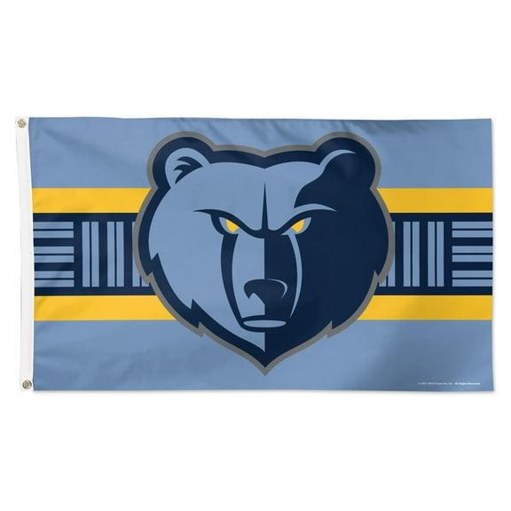 WinCraft Memphis Grizzlies 3' x 5' Horizontal Stripe Deluxe Single-Sided Flag