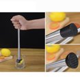 thumbnail image 2 of Matsuzay Cóctel Muddler Acero inoxidable Bar Mezclador Bar Utensilios Accesorios Cóctel DIY Jugo de fruta Muddler Barra de hielo triturado Barra de herramientas 30*4cm Matsuzay JJ25634-04B, 2 of 6