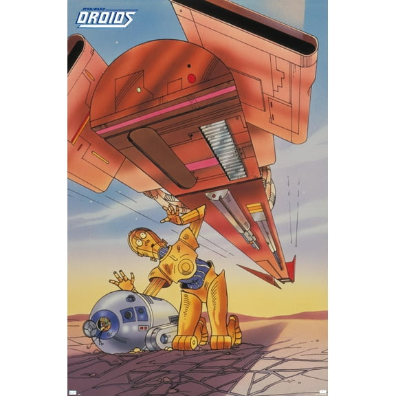 Star Wars: Droids - R2-D2, C-3PO Wall Poster, 22.375" x 34"