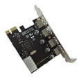 thumbnail image 1 of Methold Tarjeta de expansión PCI-e USB 3.0 de 4 puertos PCI PCIe Adaptador de hub USB 3.0 4 puertos USB 3 0 PCI e PCIe 1x USB3 Tarjetas Cables de computadora, 1 of 6