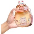 thumbnail image 4 of Large children's water bottle with silicone straw and spill-proof lid, 4 of 4