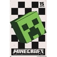 thumbnail image 4 of Minecraft: 15th Anniversary - Posterized Creeper Wall Poster with Push Pins, 22.375" x 34", 4 of 4