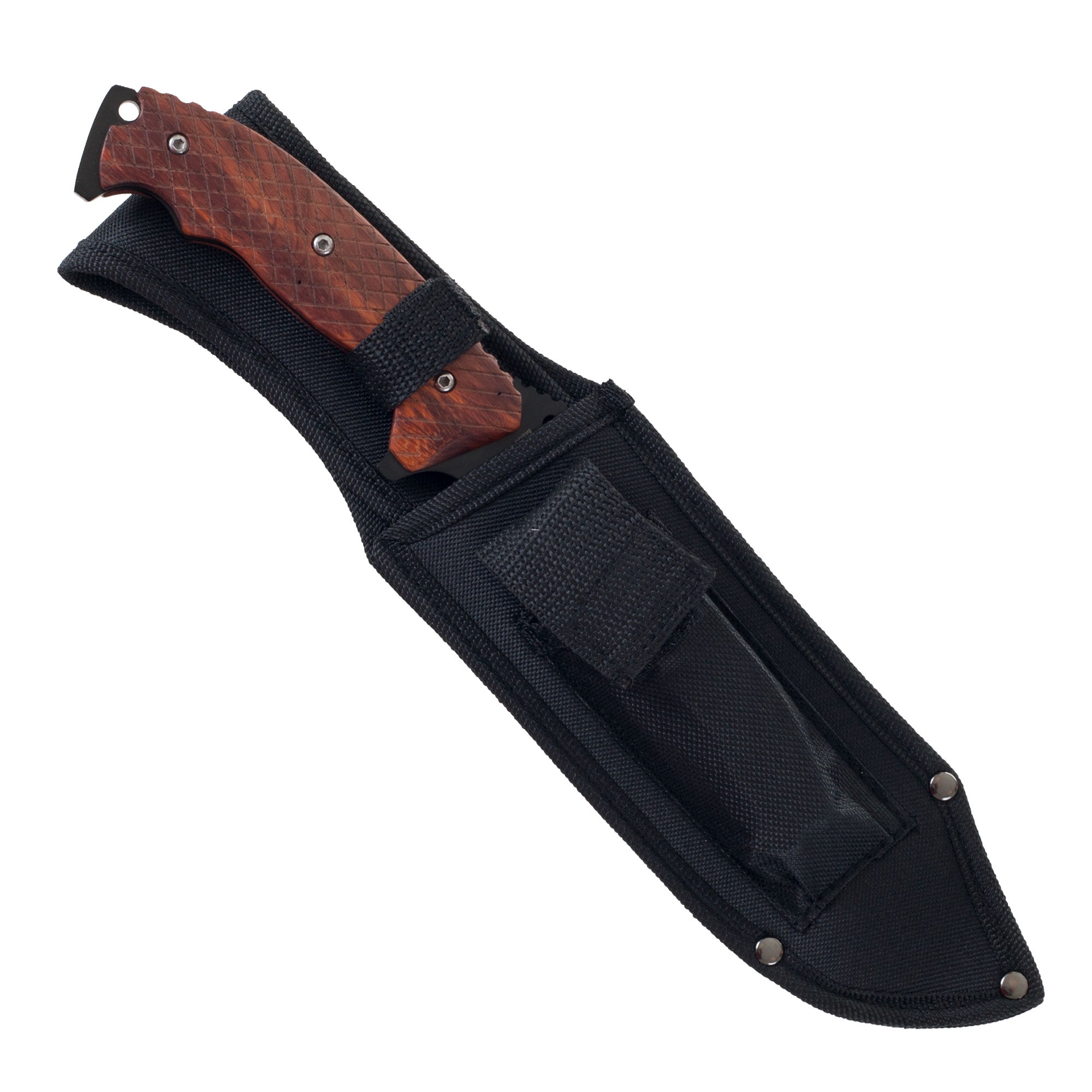 Whetstone Fixed Blade Hunting Knife and Pocketknife Set with Sheath