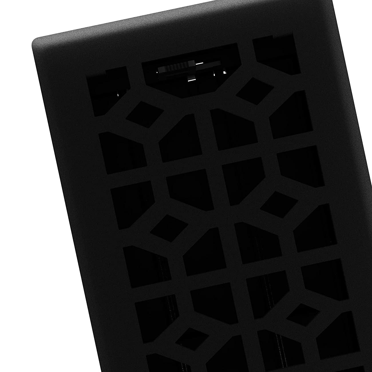Imperial Templar 4 In. x 10 In. Black Iron Steel Floor Register RG3466