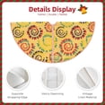 thumbnail image 3 of Balery Colourful Tie Dye 1 Printed Christmas Tree Skirt , Merry Christmas Party Christmas Tree Decoration,Adjustable Tree Skirt-48", 3 of 6