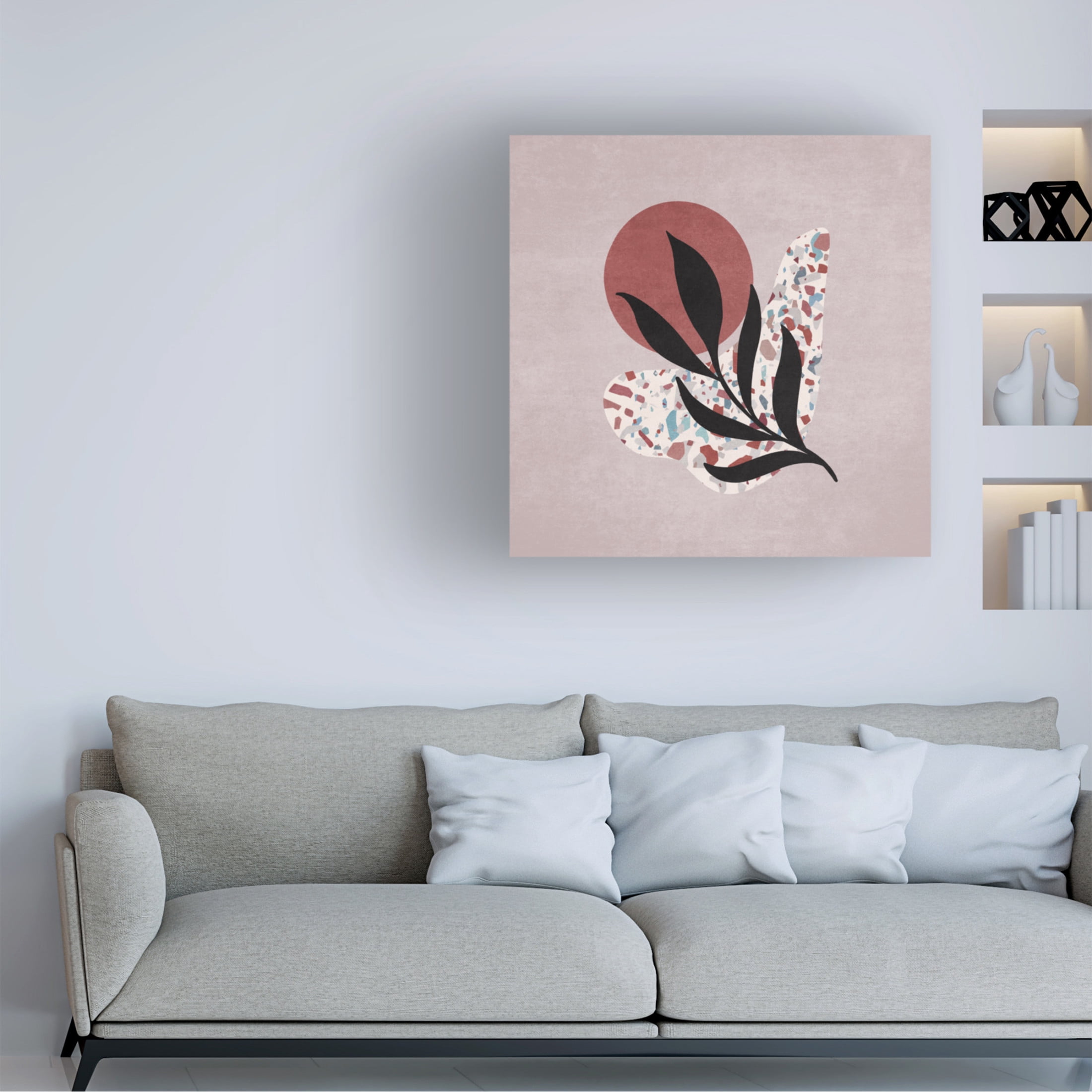 Trademark Fine Art Emel Tunaboylu Terazzo04 Canvas Wall Art