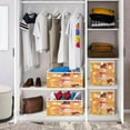 thumbnail image 6 of Foldable Fabric Storage Bin Home Cubes Clothing Organizer Bins Large Collapsible Box Basket for Home Organizer Happy Snowman, 6 of 7