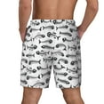 thumbnail image 4 of Balery Fish Bones Mens Swim Trunks Swim Shorts for Men Quick Dry Inseam Beach Shorts with Compression Liner Pocket-Medium, 4 of 9