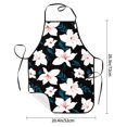 thumbnail image 2 of Fuzoiu Lilies Flowers Print Kitchen Cooking Aprons,Kitchen Cooking BBQ Aprons,Chef Apron with 2 Pockets for Men Women,Art Aprons for Painting Pottery Ceramics, 2 of 7