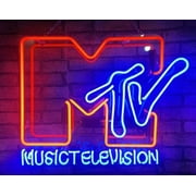 Queen Sense 20" Music Televisions Neon Sign Acrylic Man Cave Handmade Neon Light 120MTVA2