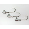 thumbnail image 2 of Kalins 3/8 oz. Freshwater Ultimate Soft Plastics Fishing Jig, Nickel, Lakes River 3Pk, 2 of 9