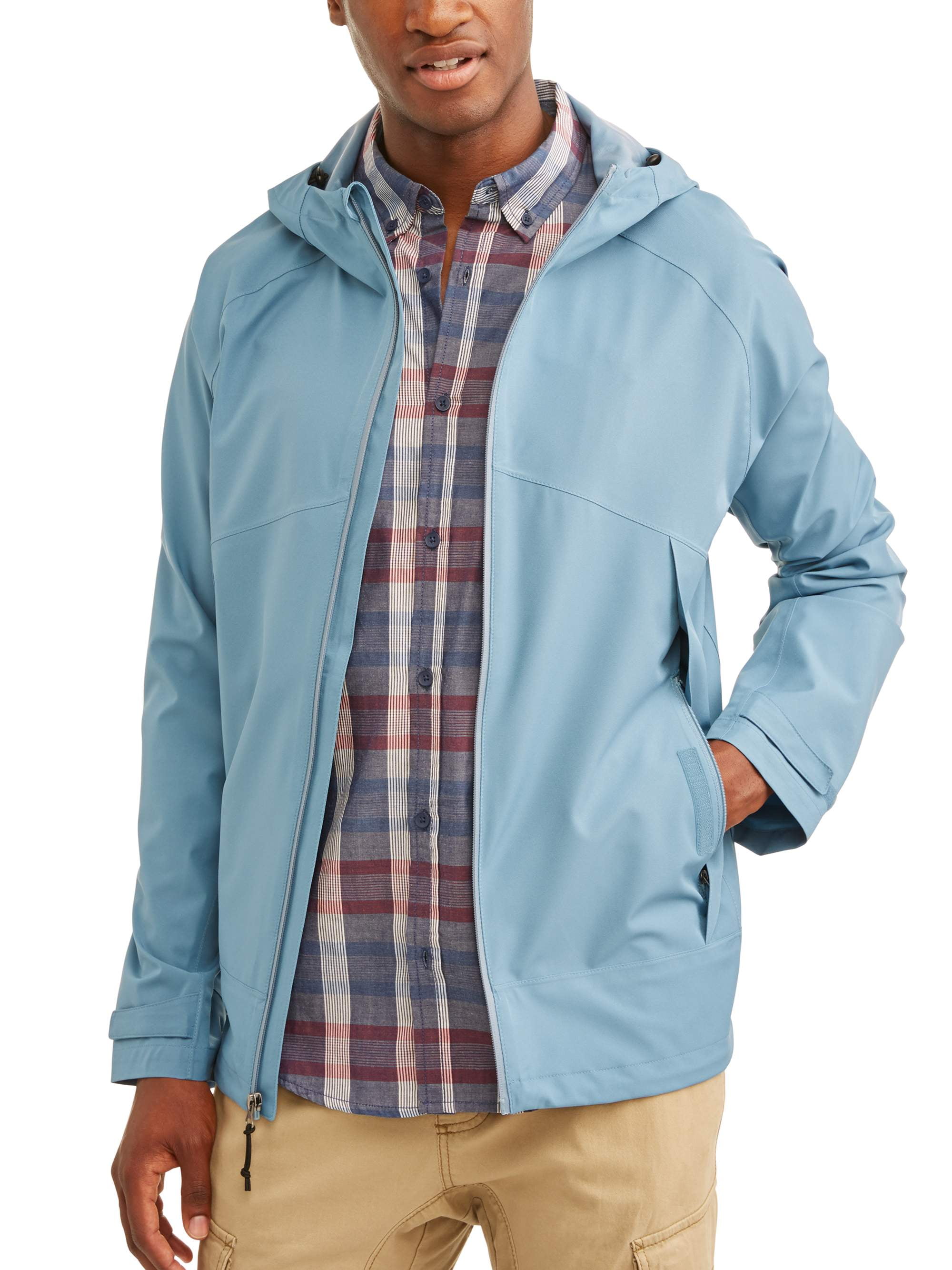 George Men's rain shell jacket up to size 5xl - Walmart.com