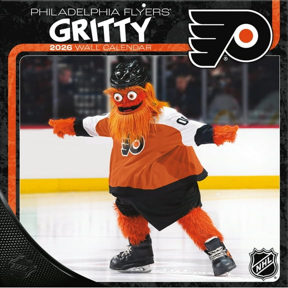 NHL Gritty Calendar 2026 12x12 Wall Calendar, (Paperback)