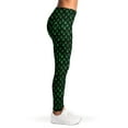 thumbnail image 4 of Green Dragon Scales Pattern Print Leggings, Dragons Sexy Yoga Leggings For Women., 4 of 5