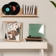 thumbnail image 5 of Record Storage Holder Solid Wood Display Rack Holds 40+ Album Desktop Organizer Stand for Books Magzines Files, 5 of 5