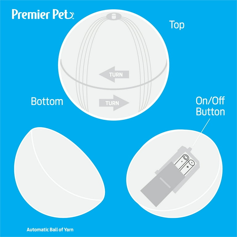 Ball of yarn electronic cat toy deals