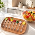 thumbnail image 6 of Fruit Fork Stainless Steel Avocado Handle Single Pack Colorful Dessert Fork for Party Use, 6 of 7