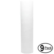 9-Pack Replacement for Pentek 158649 Polypropylene Sediment Filter - Universal 10-inch 5-Micron Cartridge for Pentek 158649 - Denali Pure Brand