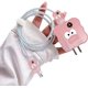 thumbnail image 1 of (Rosa) Serie divertida del protector del cable del cargador del iPhone de Emoji, forma ondulada linda, protector del cable de datos USB, protector del cable del cargador, 1 of 5