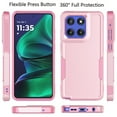 thumbnail image 4 of For Motorola Moto G Stylus 5G 2025 Case ,2 in 1 Phone Case for Moto G Stylus 5G 2025 6.7 inch ,Takfox Shockproof Protection Heavy Duty Armor Hard Plastic & Rubber Rugged Full Body Bumper Cover -Pink, 4 of 8