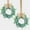 Linen, variant on 2PCS Faux Kitchen Cabinet Wreaths Eucalyptus Wreaths with Ribbon Artificial Green Leaves Wreaths Decorative Hanging Wreaths for Cabinet Wall Window Front Door Decors