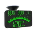 thumbnail image 1 of Car HUD, Universal Plug And Play HUD GPS Speedometer  For Truck For Automobiles Green, 1 of 8