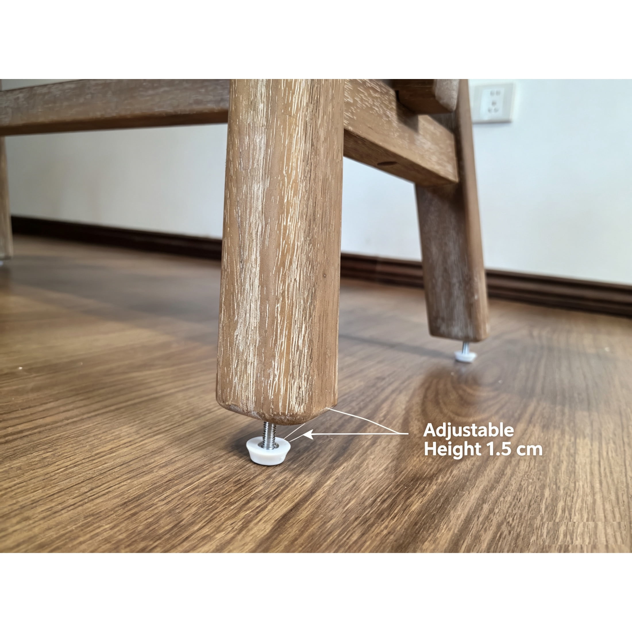 Noble House Manel 55" Solid Rubber Wood Farmhouse Entryway Bench, Decorative Functional Accent Seating, Natural