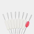 thumbnail image 2 of Toystoory Square 7 + 1 Gel de sílice Space Beans Conector de concentricidad de alta hermeticidad Fish Bobber Stopper Accesorios de pesca Pescar blanco y rojo L Toystoory DJ0991-04, 2 of 6