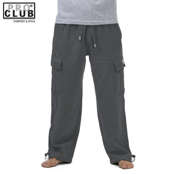 Pro Club Men's Heavyweight Fleece Cargo Pants