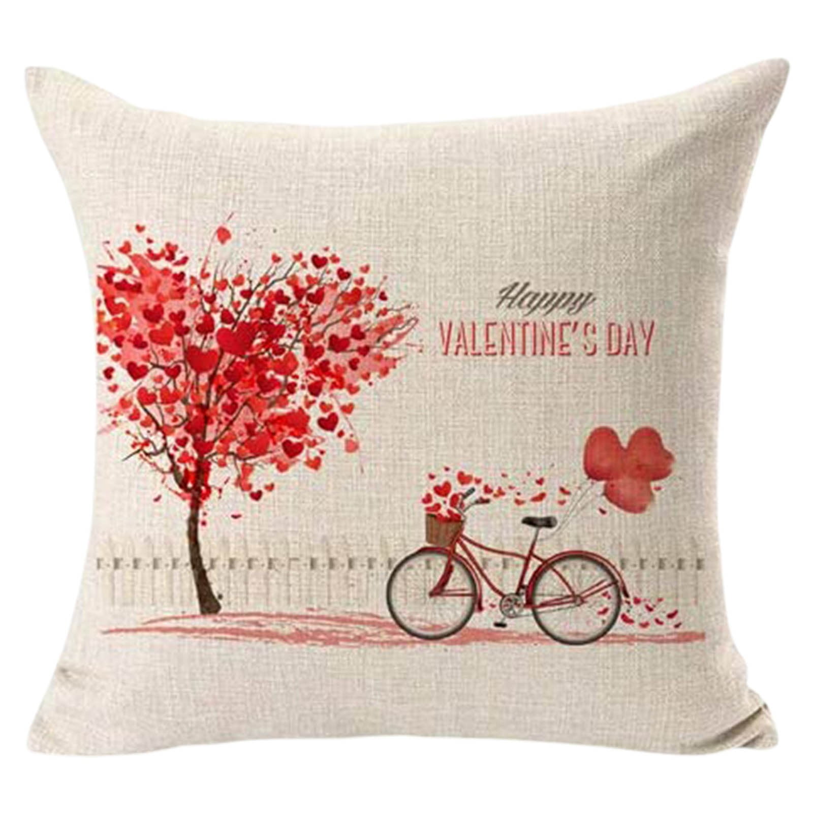 Mllkcao 1PC Valentines Day Gifts for Lovers Faceless Doll Heart Pillow Case Sofa Throw Cushion Cover for Home Living Room Sofa Bed Pillowcases Home Decoration Romantic Gifts for Women 