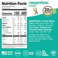 thumbnail image 3 of Lenny & Larry's Fitzels Protein Pretzels Snack,Cinnamon Buns, 20g of Protein, 8 Pack, 3 of 7