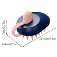 thumbnail image 2 of Soft Wall-Mounted Shampoo Brush, Antipruritus Comb for Scalp and Skin Massage, Comfortable Grip for Wet and Dry Use, Ideal for Bath and Spa Experience, 2 of 2