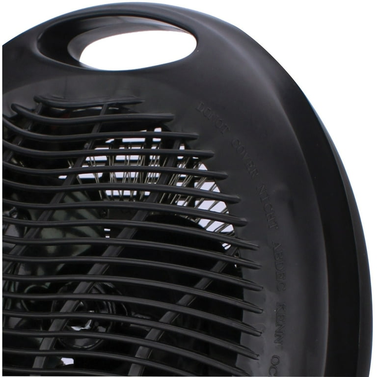 Brentwood Kool Zone H-F301BK 1500-Watt Portable Electric Space Heater and  Fan, Black - Walmart.com