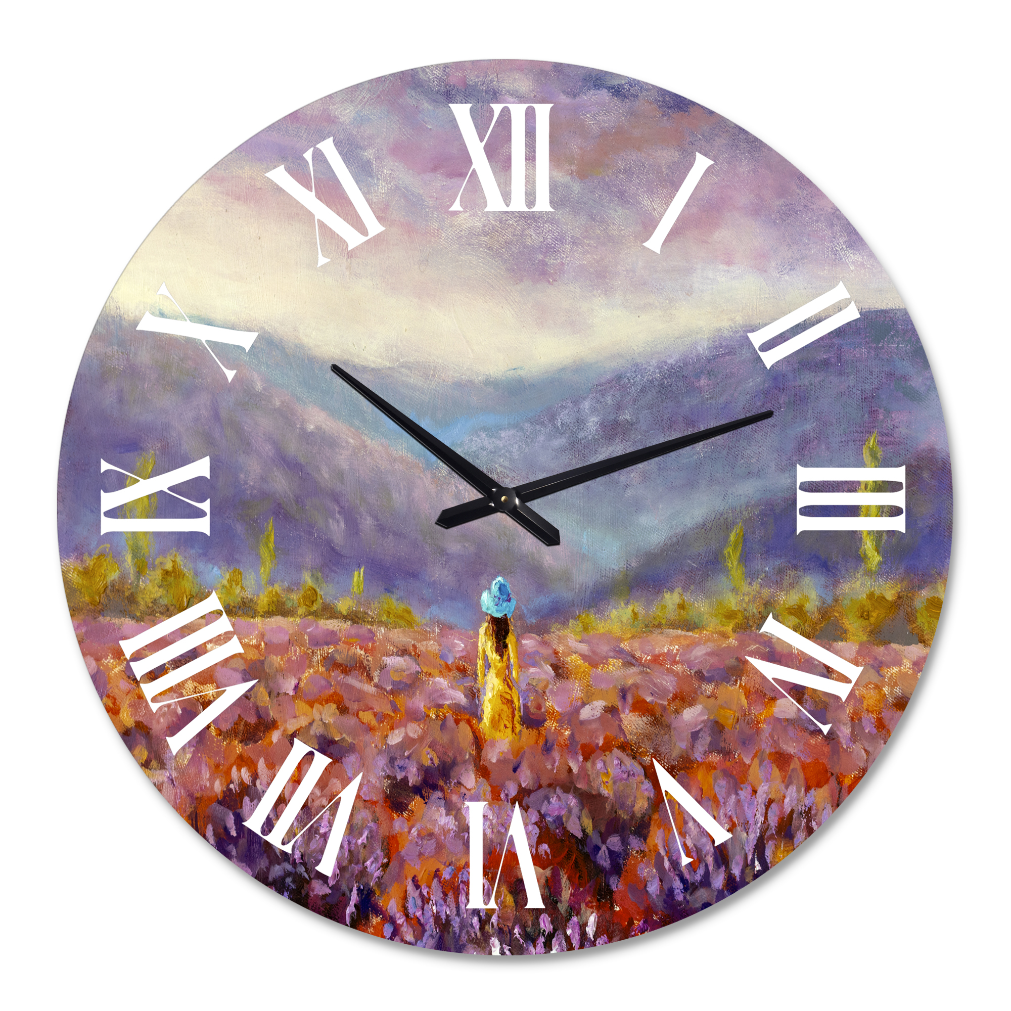 Designart 1 in Quartz Traditional Wall Clock