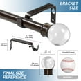 thumbnail image 3 of Urbanest Single Curtain Rod and Hardware Set, 3 of 6