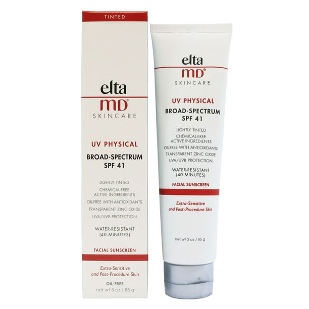 EltaMD Elta MD UV Physical BroadSpectrum SPF 41 Tinted 3.0 oz New